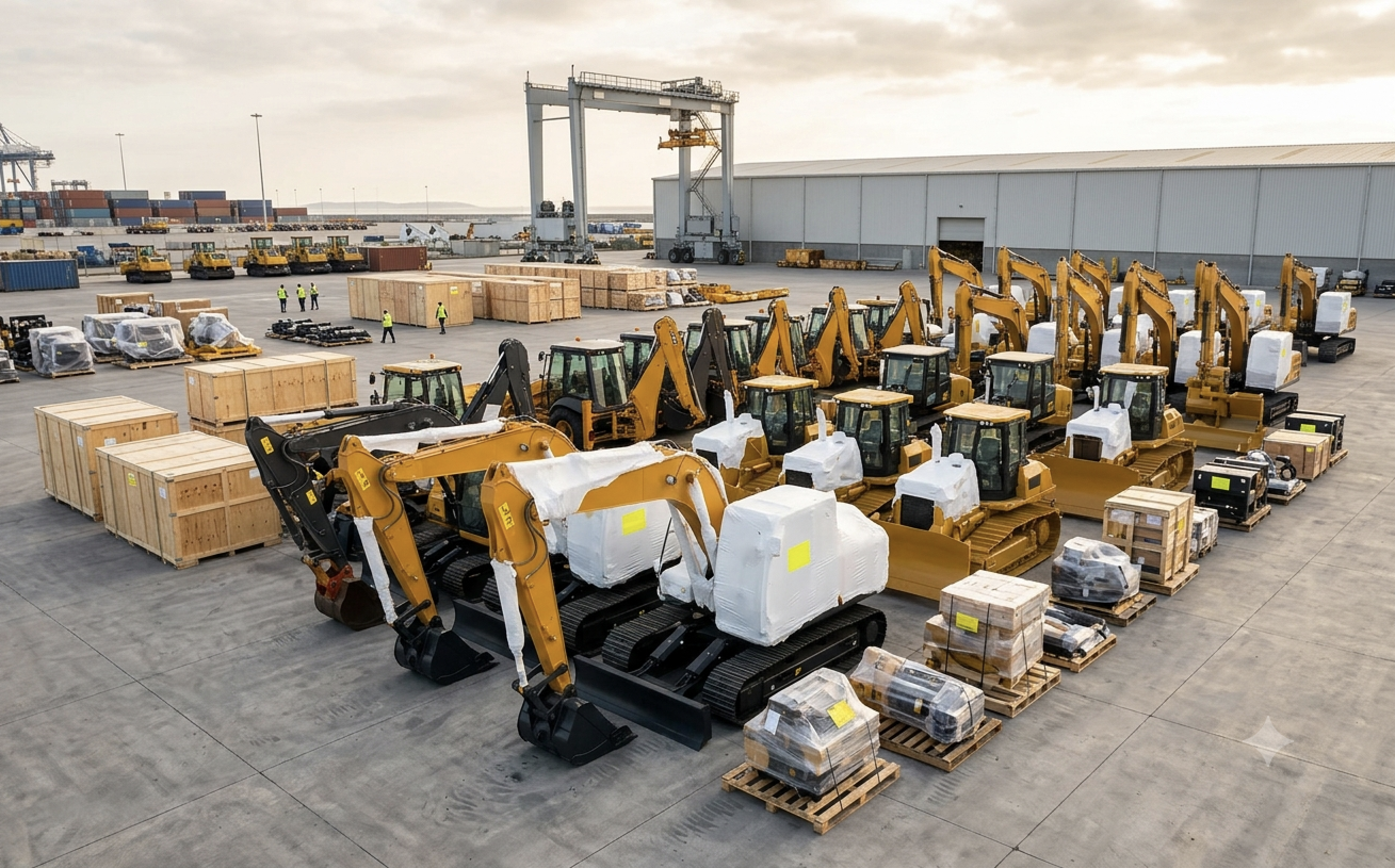 Industrial machinery prepared for international markets